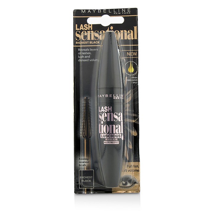 Тушь для ресниц Maybelline Lash Sensational с эффектом объема, 9,5 мл