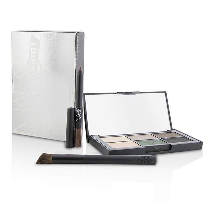 Набор теней для век NARSissist Hardwired Eye Kit 8,1 г с подводкой и кисточкой для выразительного взгляда