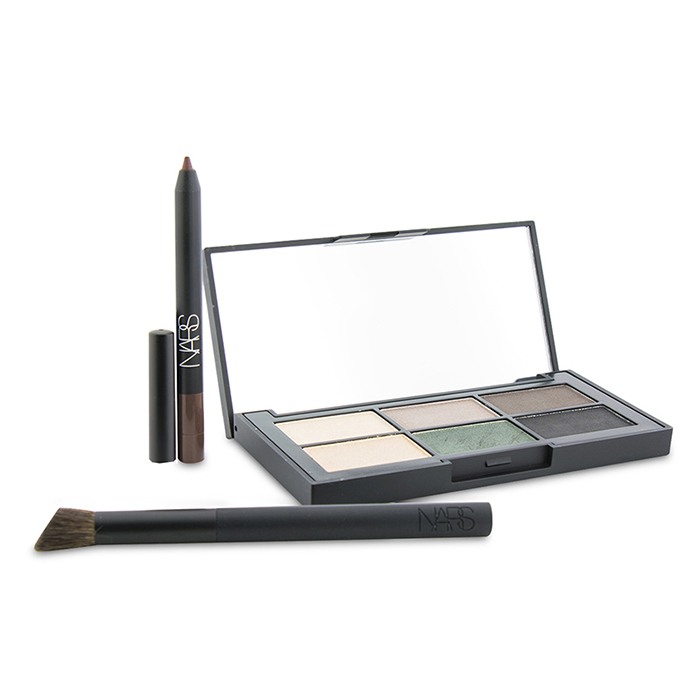 Набор теней для век NARSissist Hardwired Eye Kit 8,1 г с подводкой и кисточкой для выразительного взгляда