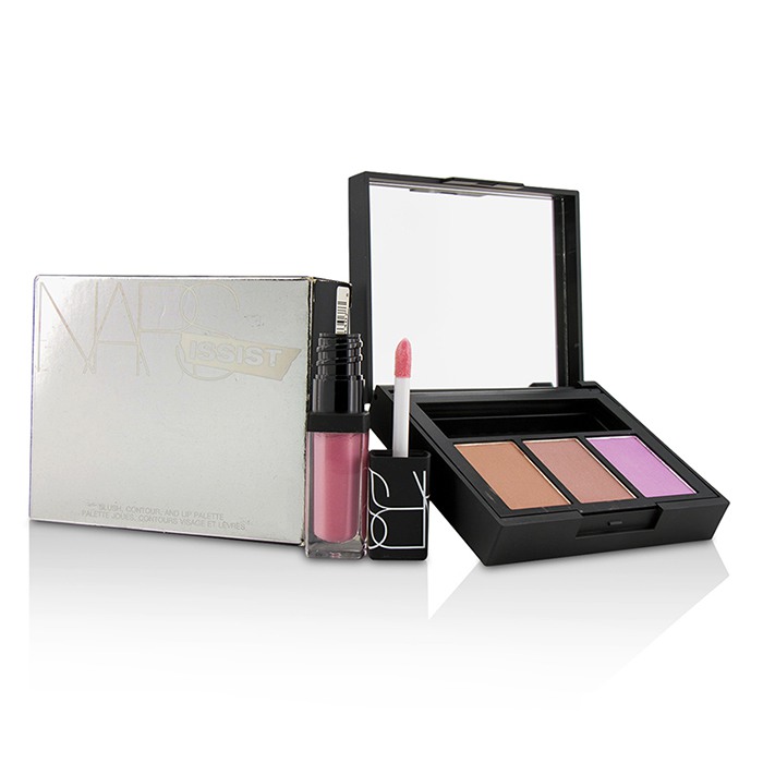Палитра румян и хайлайтера с блеском для губ Nars для лица, 5 шт.