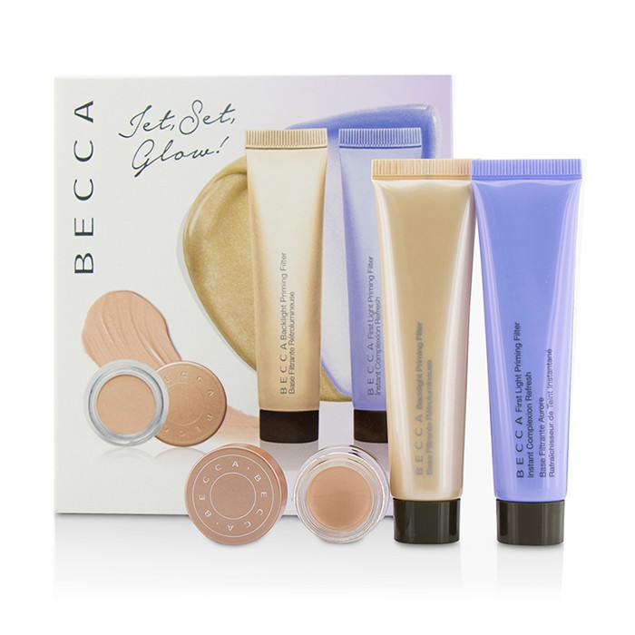 Набор для подготовки кожи Becca: база и корректор (3 шт.) — сияние и свежесть для лица