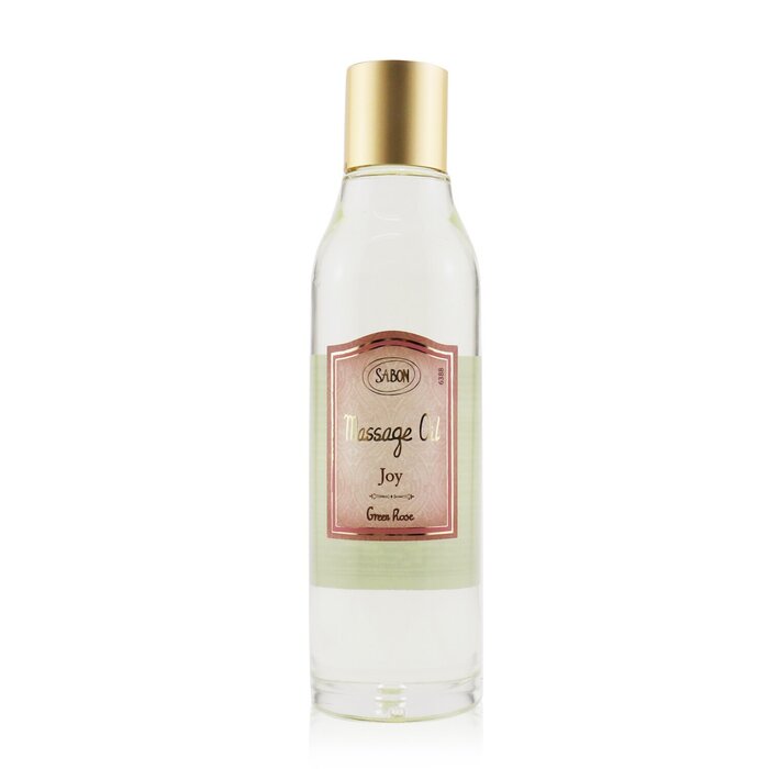 Массажное масло Sabon с маслом виноградных косточек для тела «Радость» (Зеленая роза), 150 мл