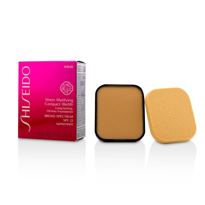 Тональный крем Shiseido с матирующим эффектом для нормальной и жирной кожи, 9.8 г