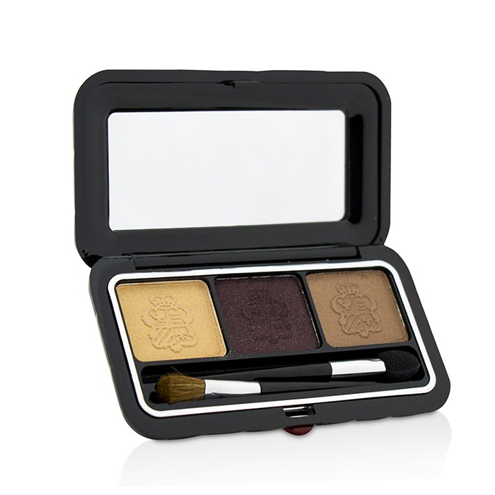 Тени для век Borghese Satin Shadow «Романтичный коричневый» тройной набор 4 г
