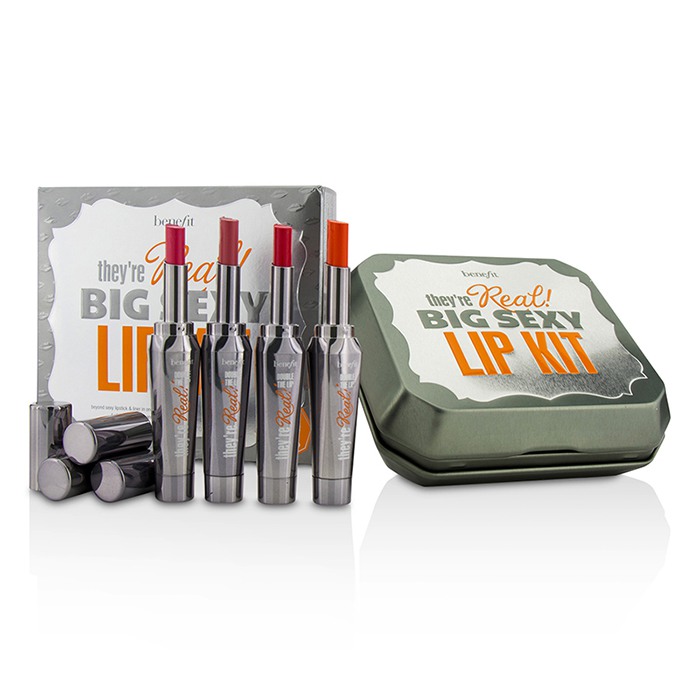 Набор для губ Benefit They're Real! Big Sexy Lip Kit, 4 оттенка по 0.75 г