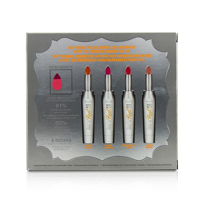 Набор для губ Benefit They're Real! Big Sexy Lip Kit, 4 оттенка по 0.75 г