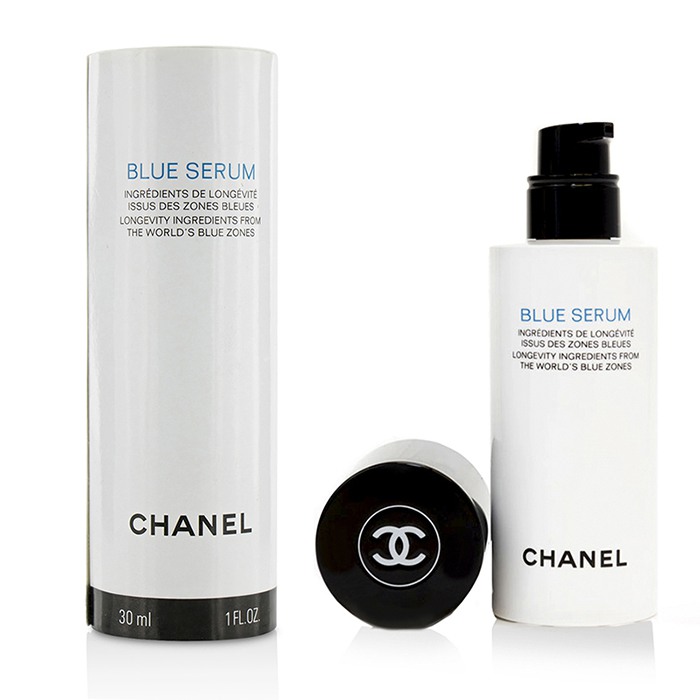 Сыворотка для лица Chanel Blue Serum с экстрактами зелёного кофе и оливкового масла, 30 мл
