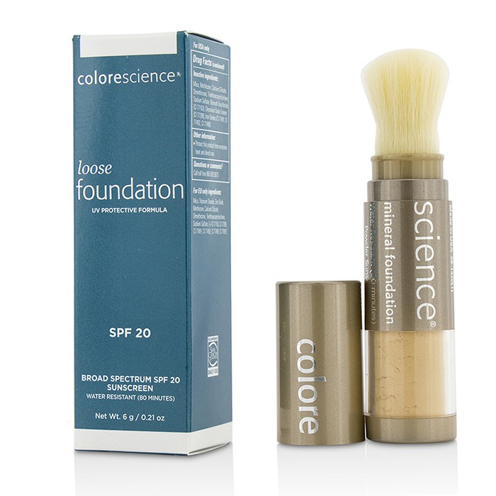 Рассыпчатый минеральный тональный крем с SPF20 для лица 6 г Colorescience