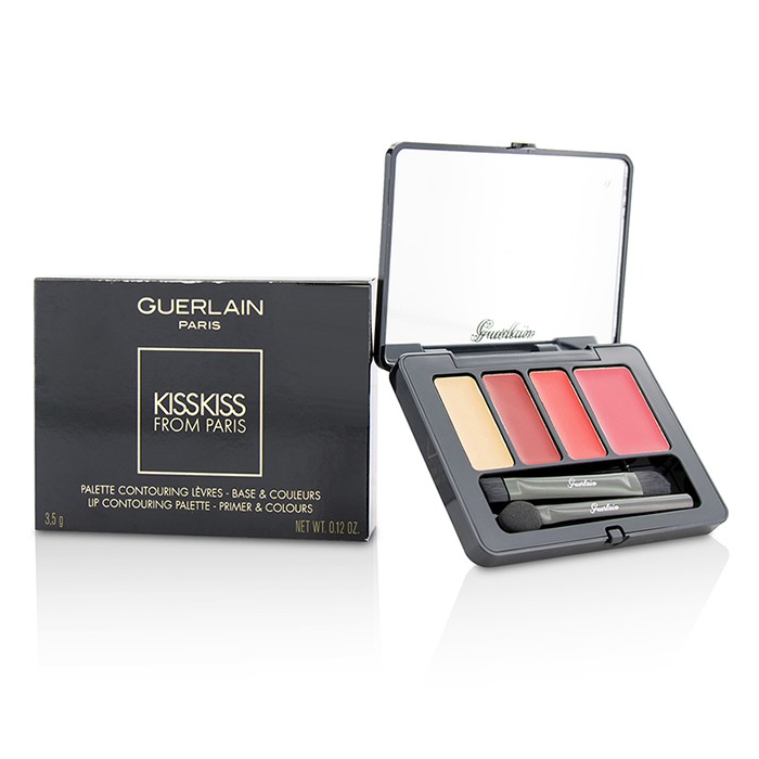 Губная палетка для контурирования Guerlain KissKiss From Paris с гиалуроновой кислотой, 3.5 г