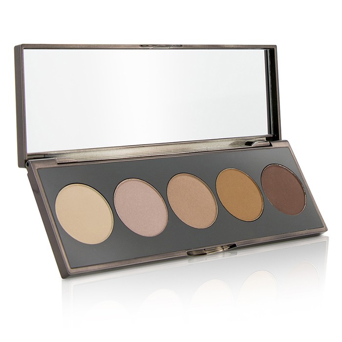 Палетка теней для век Becca Ombre Rouge с маслом зеленого кофе, 5 оттенков по 1.6 г