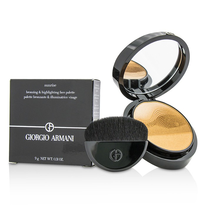 Палетка для бронзирования и хайлайтинга Giorgio Armani 9 г – солнечное сияние для лица
