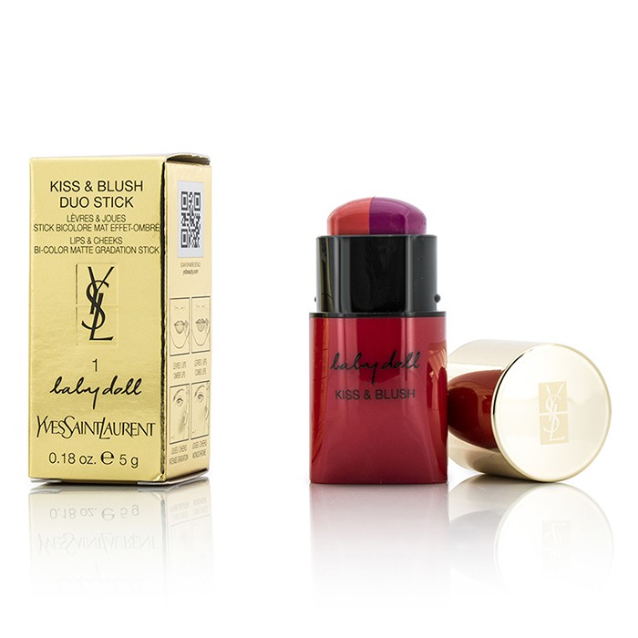 Помада и румяна дуэт с матовым эффектом для губ и щек Baby Doll Kiss & Blush, 5 г