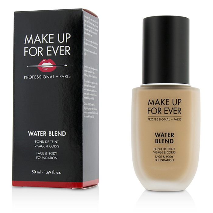 Тональный крем Make up for Ever Water Blend для лица и тела, 50 мл — с водной основой и сияющим эффектом