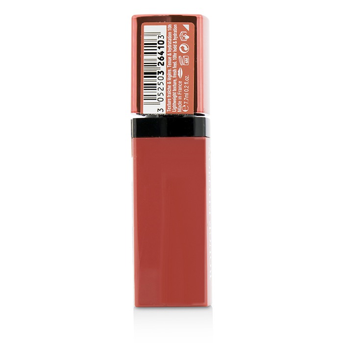 Помада для губ Bourjois Rouge Edition Aqua Laque с экстрактом нельюфиара, 7.7 мл