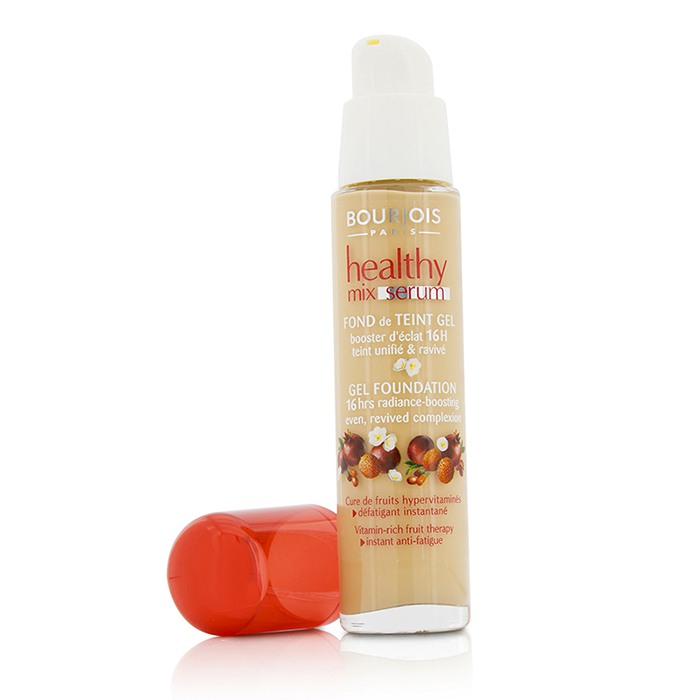 Тональный гель с фруктовыми витаминами для лица Bourjois Healthy Mix 30 мл, сияющий и восстанавливающий тон кожи