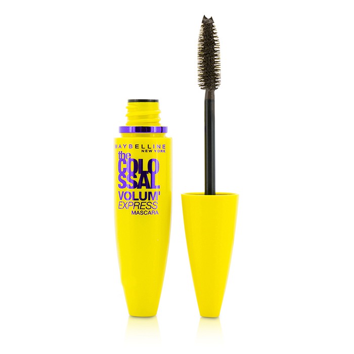 Тушь для ресниц Maybelline Колоссальный объем с коллагеном, 10.7 мл, гламурный коричневый