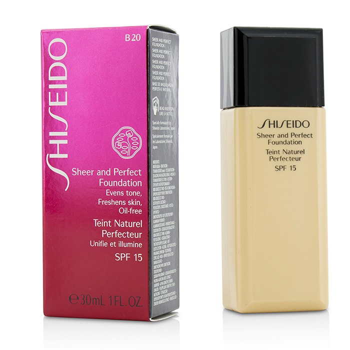 Тональный крем с SPF 15 для лица Shiseido Sheer & Perfect, 30 мл