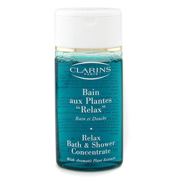 Концентрат для душа и ванны Clarins Relax с растительными экстрактами, 200 мл