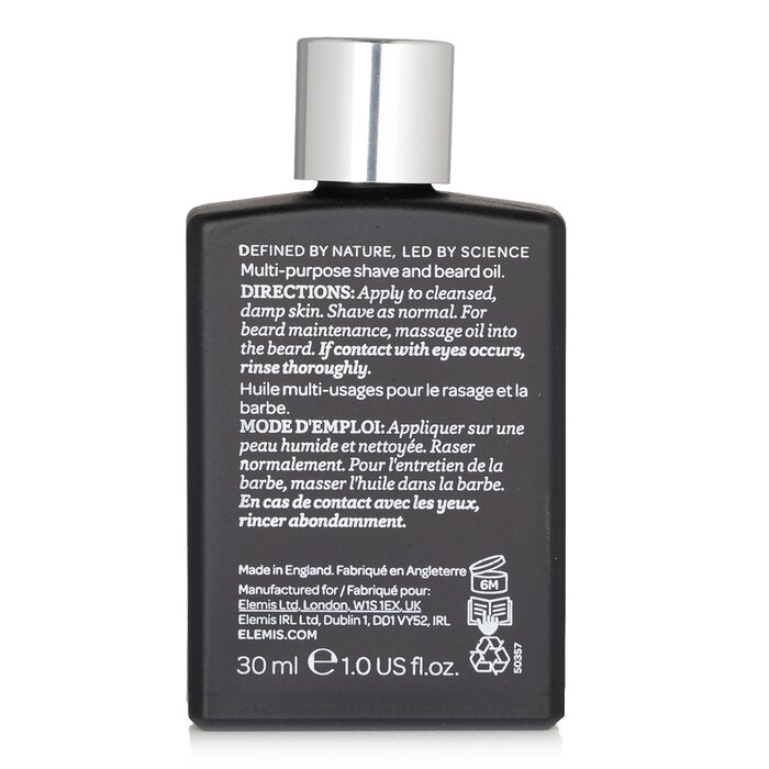 Elemis масло для бритья и ухода за бородой с жожоба, 30 мл
