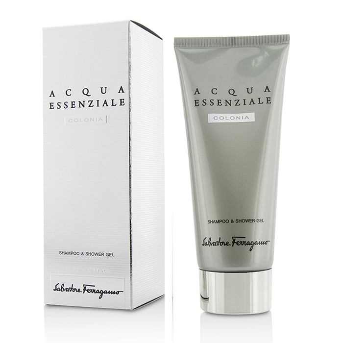 Шампунь и гель для душа Salvatore Ferragamo Acqua Essenziale Colonia, 200 мл — для свежести и ухода за телом и волосами