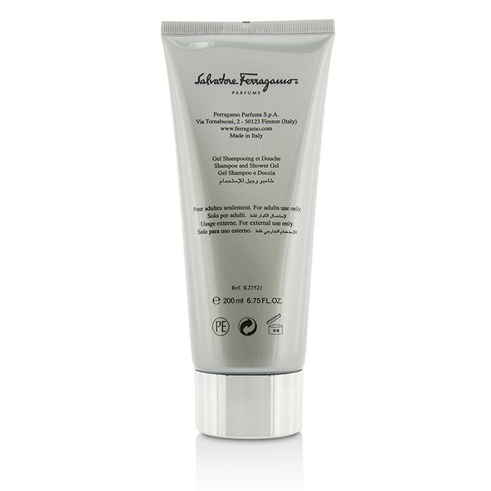 Шампунь и гель для душа Salvatore Ferragamo Acqua Essenziale Colonia, 200 мл — для свежести и ухода за телом и волосами
