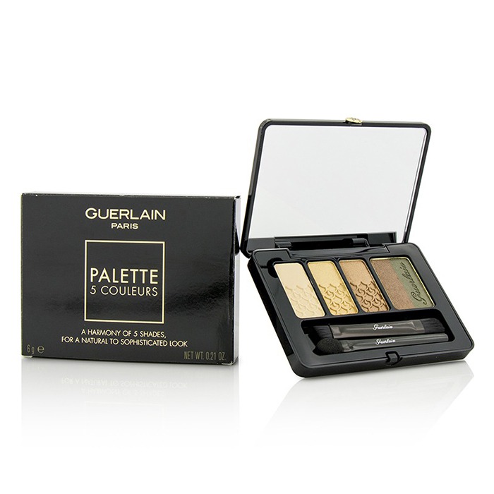 Палитра теней для век Guerlain 5 Couleurs с пятью оттенками 6 г