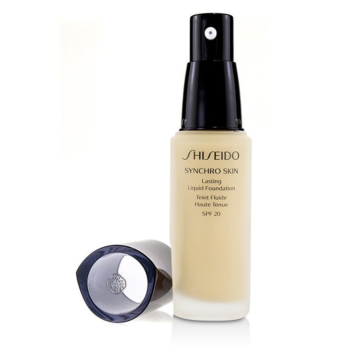 Тональный крем Shiseido с SPF 20, среднее покрытие, оливковый тон Rose 3, 30 мл