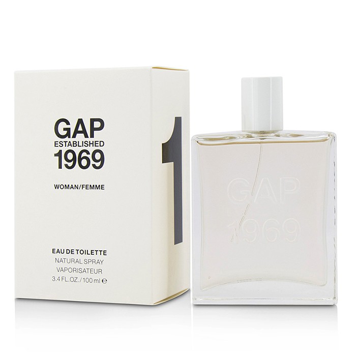 Gap Established 1969 парфюм-спрей для женщин 100 мл, цитрусово-цветочный аромат с нотами агарового дерева и мускуса