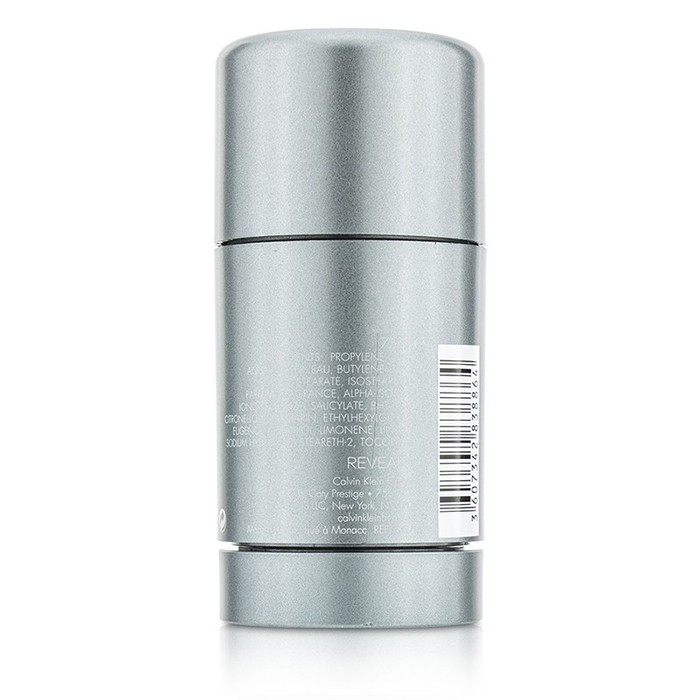Brand: Calvin KleinOld Name: Reveal Deodorant StickSize: 75g/2.6ozDescription: Эффективный дезодорант для мужчин от бренда Calvin Klein – это не просто защита от неприятного запаха, но и удивительное ощущение свежести на протяжении всего дня. Формула этог
