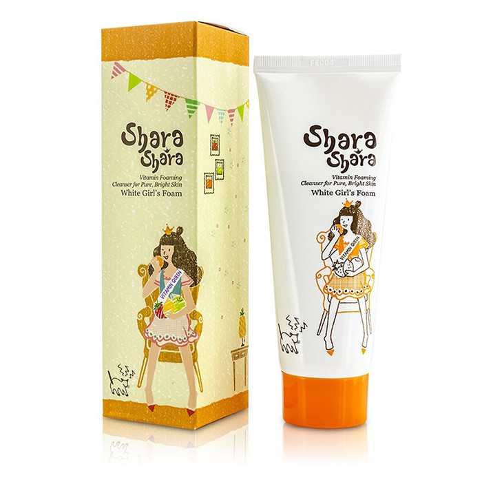 Пена для умывания Shara Shara с витаминами и растительными экстрактами для сияющей кожи, 100 мл