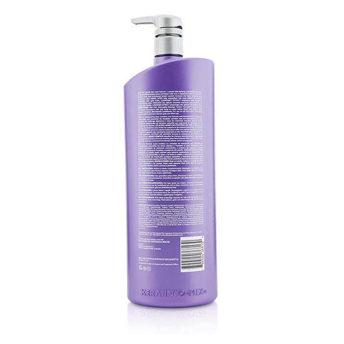 Шампунь для блондинок Keratin Complex с комплексом для нейтрализации рыжих и желтых оттенков, 1000 мл