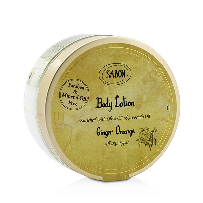 Крем для тела Sabon с экстрактом апельсина и имбиря, 200 мл