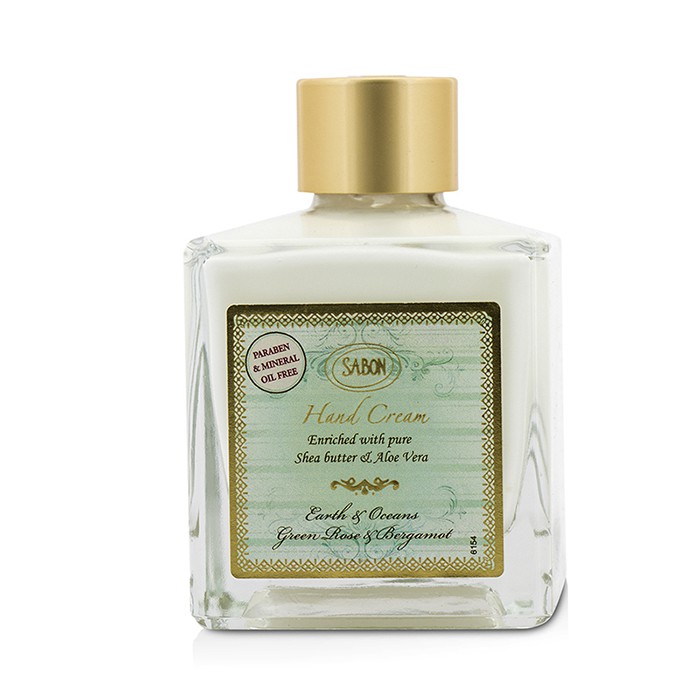 Крем для рук Sabon «Земля и океаны» с маслом ши и алоэ вера для глубокого увлажнения, 200 мл