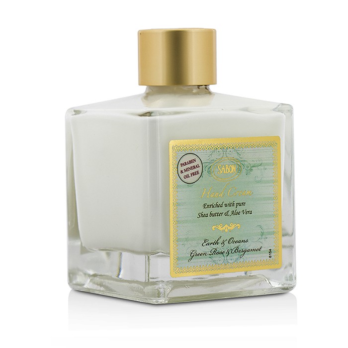 Крем для рук Sabon «Земля и океаны» с маслом ши и алоэ вера для глубокого увлажнения, 200 мл