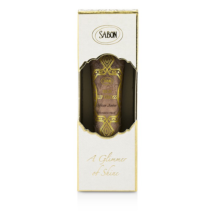 Блеск для губ Sabon African Amber с оливковым маслом, 13 мл