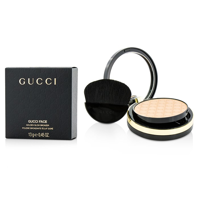 Бронзер с золотыми частицами для лица Gucci, 13 г