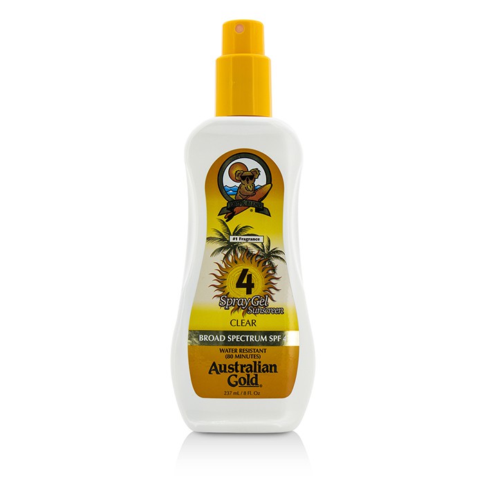 Солнцезащитный спрей-гелем Australian Gold SPF 4 для всех типов кожи, 237 мл