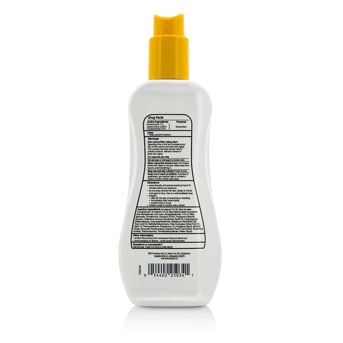 Солнцезащитный спрей-гелем Australian Gold SPF 4 для всех типов кожи, 237 мл