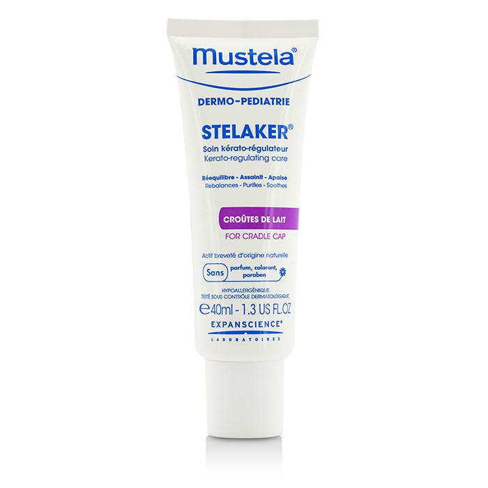 Крем Mustela для устранения корки на голове у новорожденных с алоэ вера и маслом борца, 40 мл
