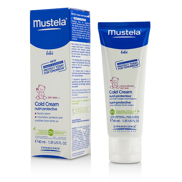 Крем для лица Mustela с питательными и защитными свойствами, 40 мл