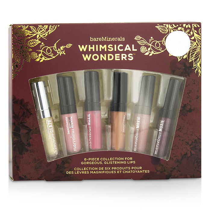 Мини-набор блесков для губ BareMinerals Whimsical Wonders, 6 шт.