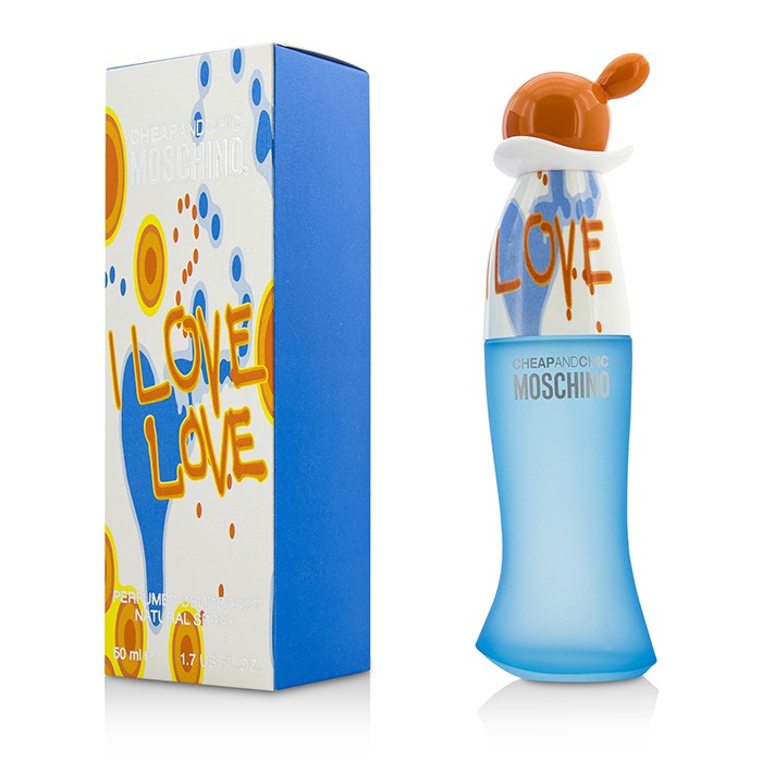 Дезодорант-спрей Moschino I Love Love с ароматом для всех типов кожи, 50 мл