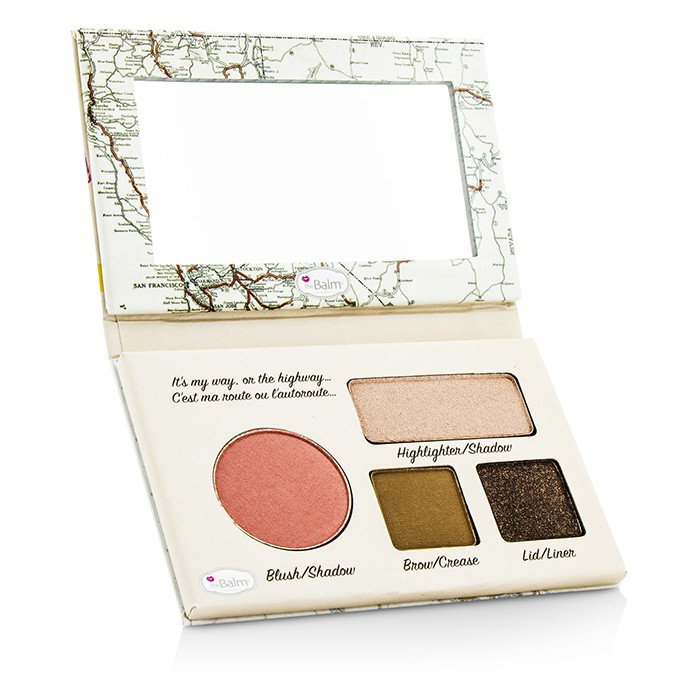 Палетка для лица TheBalm с румянами, хайлайтером и тенями для век