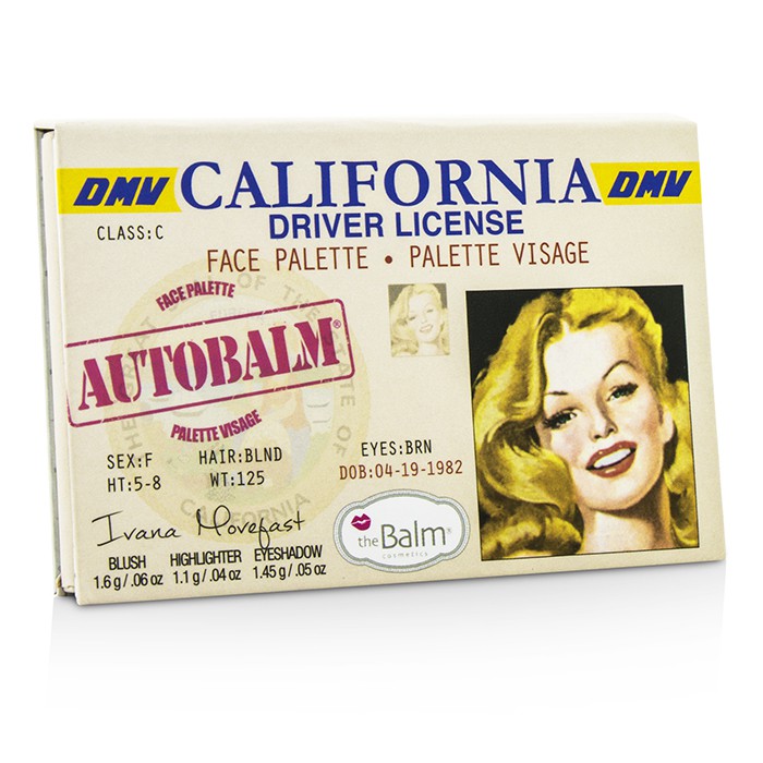 Палетка для лица TheBalm с румянами, хайлайтером и тенями для век
