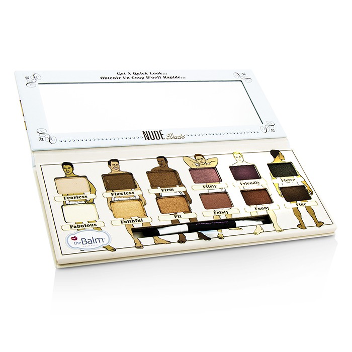 Палитра теней для век TheBalm Nude Dude, 12 оттенков, 9.6 г