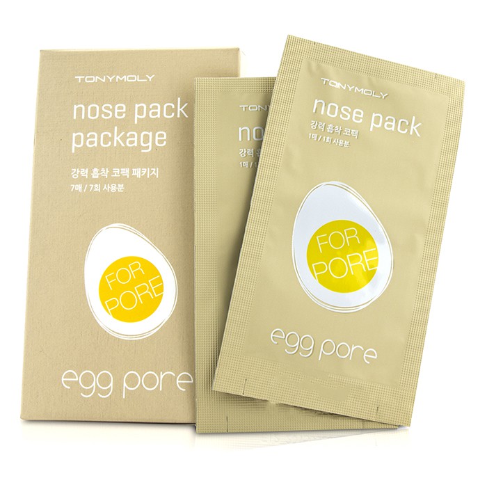 TonyMoly маска для носа Egg Pore с экстрактом яичного белка, 7 штук