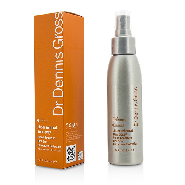 Солнцезащитный спрей DR Dennis Gross с физическими фильтрами SPF 50+ для лица и тела 118 мл