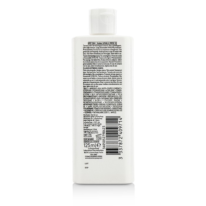 La Roche-Posay Anthelios флюид для защиты от солнца SPF 50+ для чувствительной кожи 125 мл