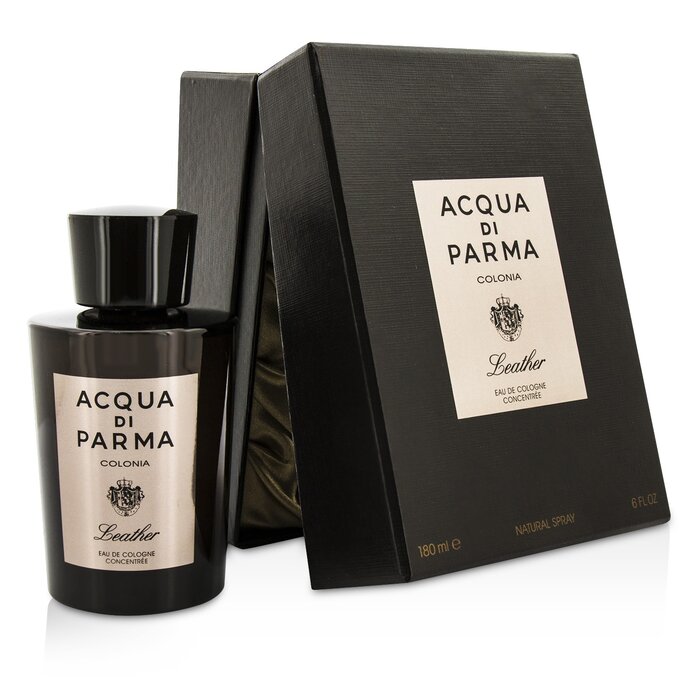 Acqua di Parma Colonia Leather концентрация 180 мл — мужской парфюм с кожаными нотами и свежими цитрусами