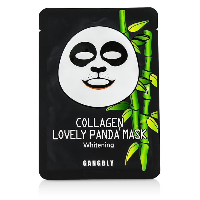 Маска для лица Gangbly "Lovely Panda" с коллагеном и алоэ вера, 10x27 мл